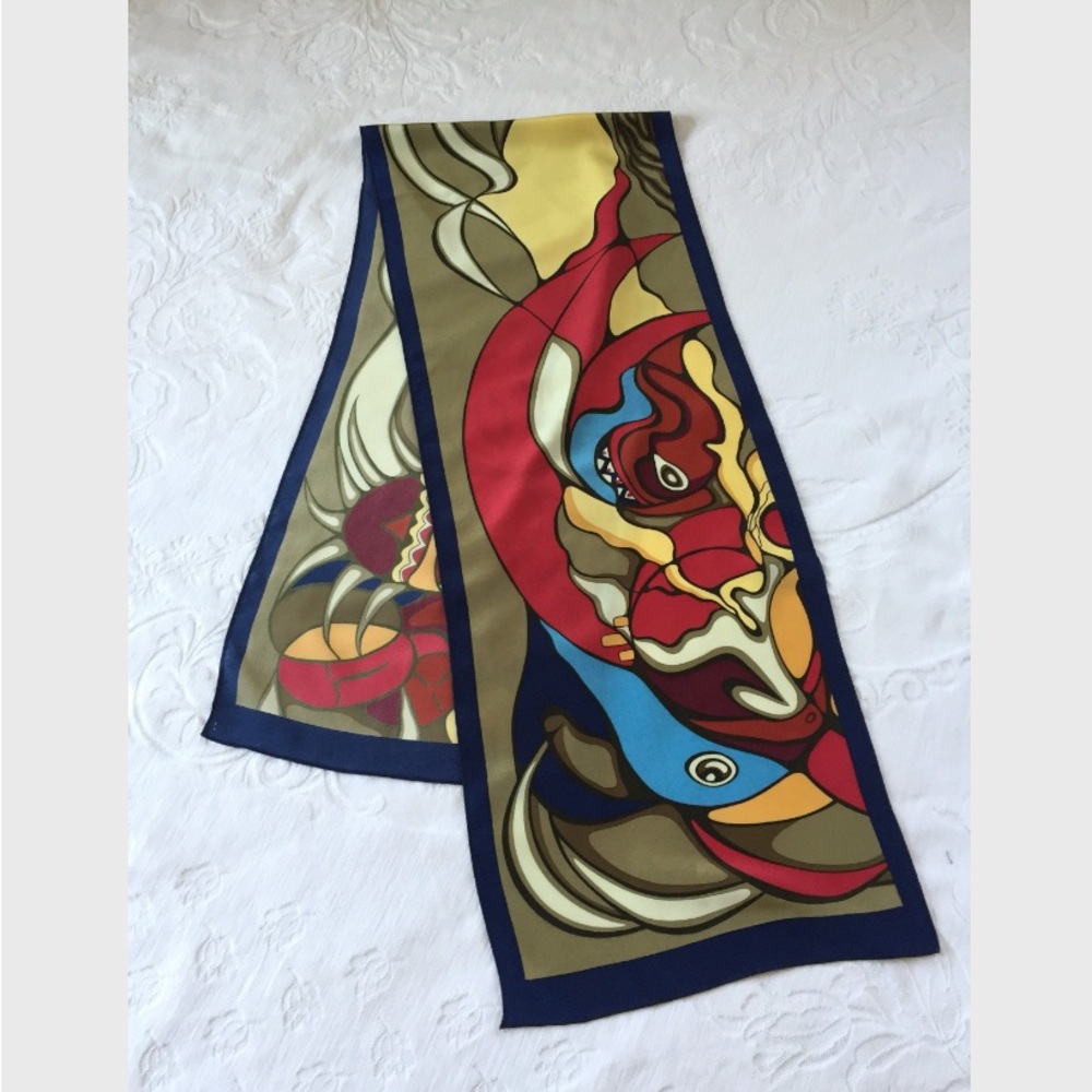 Daphne Odjig Oblong Silk Scarf - Picture 3 of 5